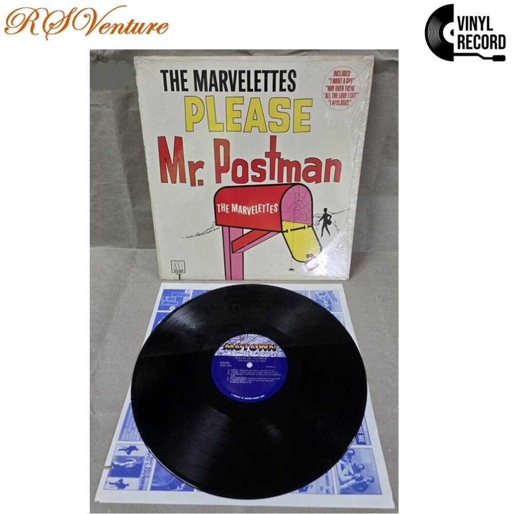 Vintage The Marvelettes "PLEASE Mr. POSTMAN" Vinyl LP Record Album